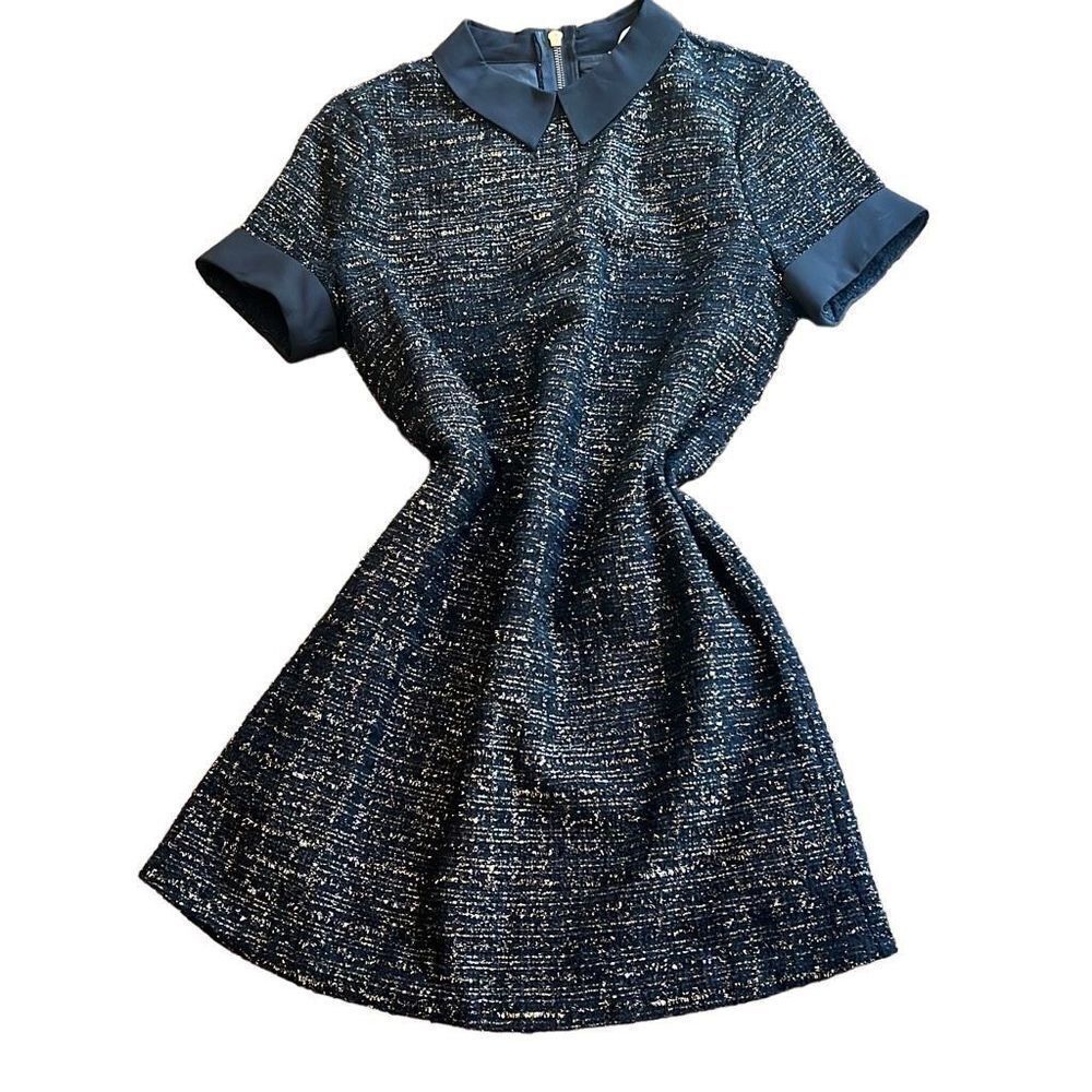 Kerri wool shift dress